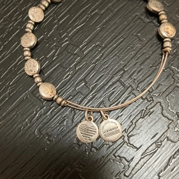 Alex and Ani Silver Beaded Bracelet - Picture 2 of 9